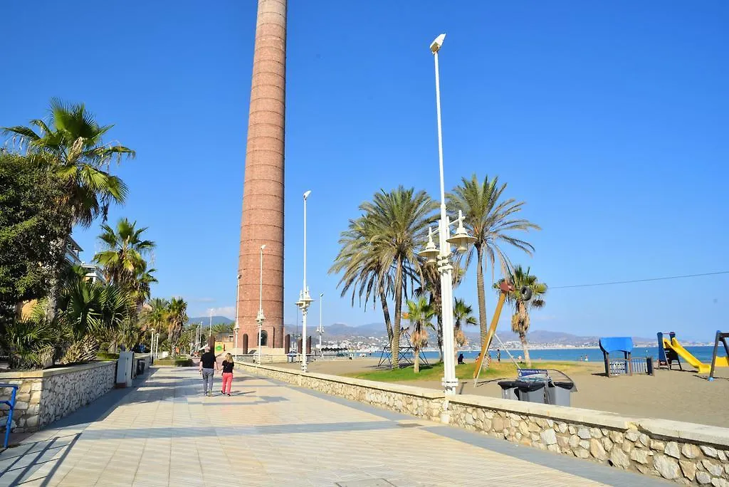 Luxury Pacifico En Primera Linea De Playa Hotell Málaga Lägenhet